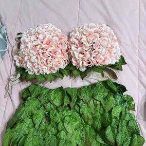 Floral Leaf Two-Piece Costume